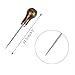 Set of 16 Bookbinding Tools, findTop Bone Folder Creaser Waxed Linen Thread Wood Handle Awl Large-Eye Needles for Handmade DIY Bookbinding Crafts and Sewing Supplies
