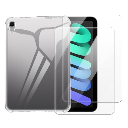 Funda con vidrio templado iPad Mini A17 Pro evita rayas en la pantalla