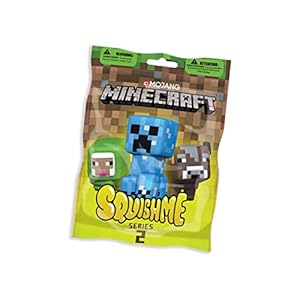 Minecraft SquishMe – Squishy and Scented! Assorted Minecraft Characters, Collect All 6!