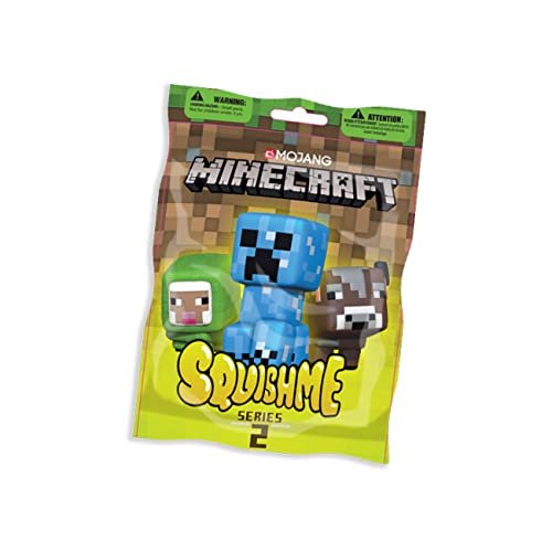 Minecraft SquishMe – Squishy and Scented! Assorted Minecraft Characters, Collect All 6!