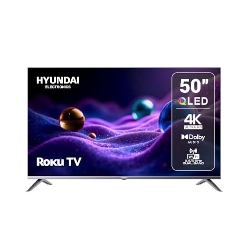 Opiniones de televisor 50 pulgadas los 5 más buscados. 43 Televisión Pantalla 50 Pulgadas Hyundai, Sistema Operativo Roku TV, 4K UHD, Color Negro, Modelo HYLED5026QR