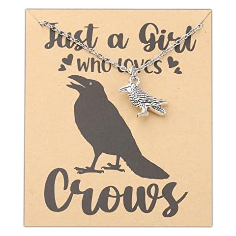 PLITI Just A Girl Who Loves Crows Necklace Cover