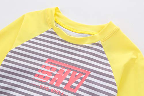 Image of Vivobiniya Kids Swimsuits Girl's Two-Piece Long Sleeve Swimsuits UPF50+