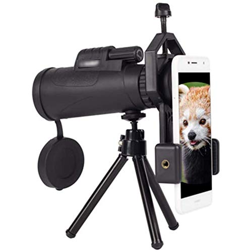Télescope monoculaire noir haute puissance pour concert et vision nocturne