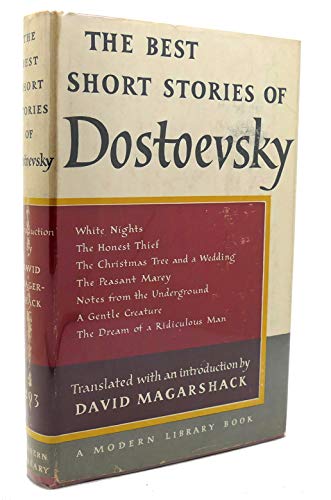 THE BEST SHORT STORIES OF DOSTOEVSKY, Modern Library 293