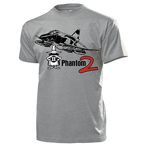 Avion de Combat Phantom 2 T-Shirt pour Passionné Aviation Militaire