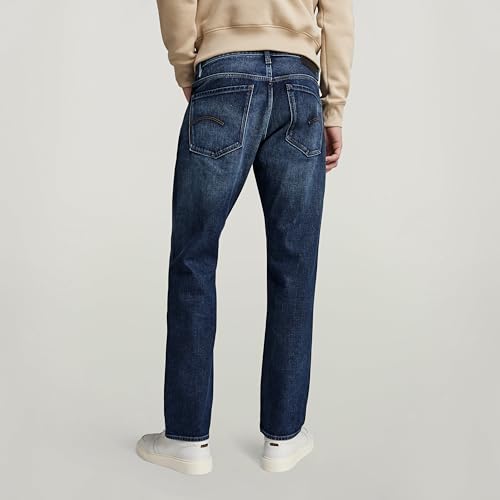 G-STAR Raw - Mens Mosa Straight Jeans, Color Worn in Stratos, Size: 29W x 30L2
