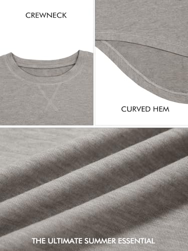 Image of UNCLECAT Mens Short Sleeve T-Shirts Crew Neck Casual Shirt Summer Classic Basic Lightweight Fashion Tees