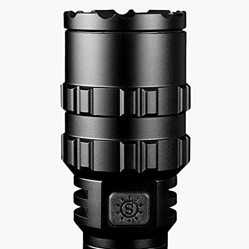 Linterna LED recargable de largo alcance de 1000 metros, ultrabrillante, multifunción, USB, impermeable, para uso en exteriores e interiores