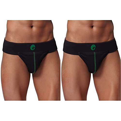 Image of Omtex Cotton Neo Supporter, Men's Large (Black)