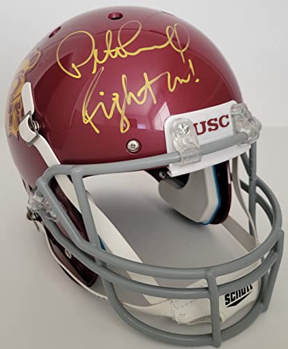 Pete Carroll Signed Usc Trojans Full Size Football Helmet Coa Proof Autographed #TOP12