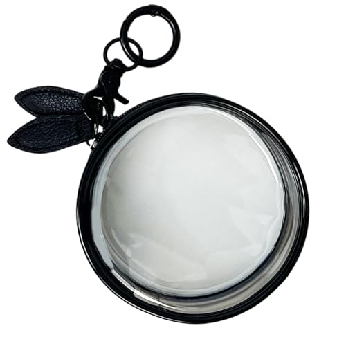 Sac de présentation de figurines, sac de présentation de,Pochette porte-clés pour figurines, supports transparents, protecteur | Petit sac de rangement Portable pour poupées, vitrine de transpo