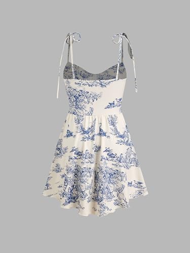 Image of CIDER Womens Cowl Neck Tie up Mini Dresses Sleeveless Ruched A Line Corset Short Formal Party Wedding Guest Club Dress