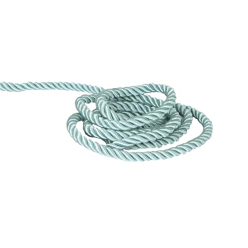 Cordón trenzado beige de 7mm para reparar tapizados desgastados y remates de costura imperfectos 4