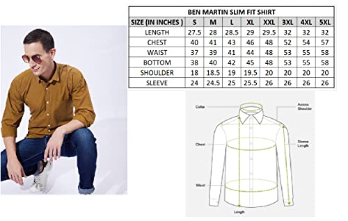 Ben-Martin-Mens-Classic-Collar-Slim-Fit-Cotton-Casual-Full-Sleeve-Shirt