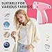 Legebo Stitch Gun for Clothes, Handheld Stitch Gun Quick Clothing Fixer, Portable Tagging Gun for Home & Retail Use, Includes 6 Needles,1000 Black & 1000 White Fasteners (Pink,1pcs+2000tag)