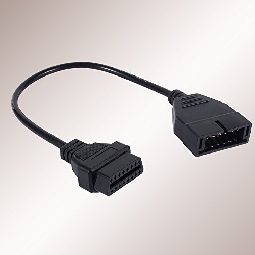 Keenso OBD2-diagnose-verlengkabel, 12-pins naar 16-pins aansluiting, OBD1-stekker, adapter voor GM-voertuigen/auto… - Image 8