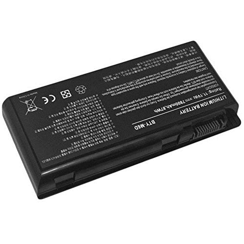 BTY-M6D Batteria di Ricambio per MSI GT783H GX660 GX660DX GX70H GX780R GT70 GT760 GT60 GT660 11.1V 7800mAh