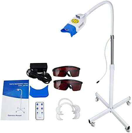 Yuland Teeth Whitening Lamp, 36W 3 Colors LED Dental Teeth Bleaching Light with Remote Control Teeth Whitener Accelerator, 1 Fl Oz (Pack of 1)