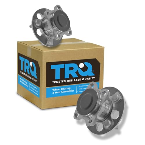 Image of TRQ Rear Left and Right Wheel Bearing and Hub Assembly Set 2 Piece