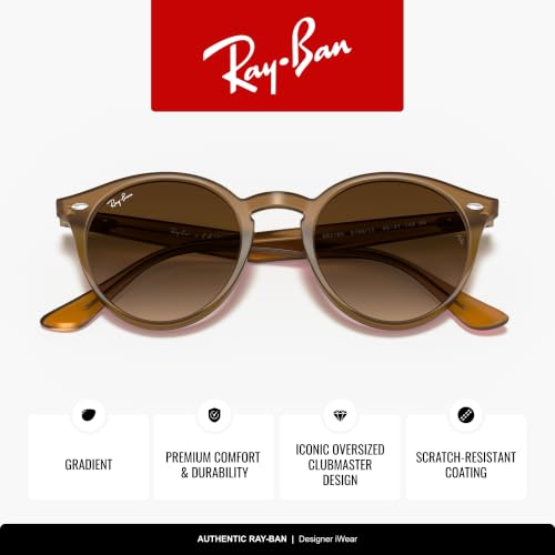 Image of Ray-Ban womens Rb2180 Round Sunglasses