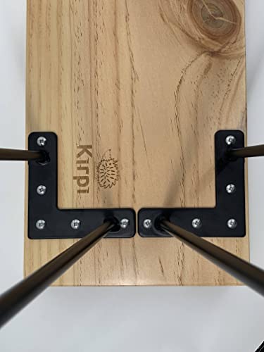 Kirpi Console Table Real Wood, Midcentury Modern Entryway Table, Rustic Wood Sofa Table, Entry Hallway Table Farmhouse, Live Edge Wood Desk Hairpin Legs, Wooden Desk (Natural Wood) #TOP5