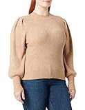 only onlkatia l/s highneck pullover knt noos maglione, coconut/dettagli: w. melange, s donna