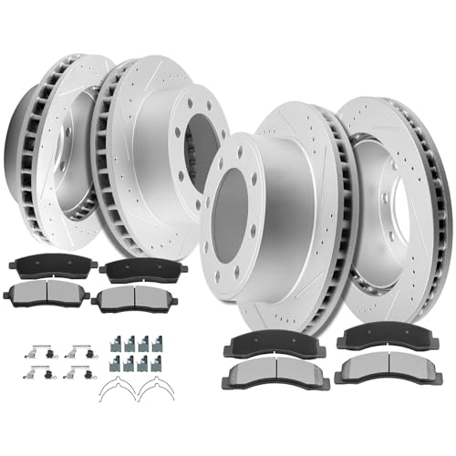 Image of SCITOO Brake Kits Front Rear Brake Rotors Brake Pad:54078;D824;54074;D757