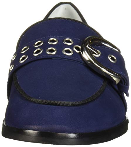 MARC JOSEPH NEW YORK Women's Leather Buckle Loafer with Grommet Detail - Image 3