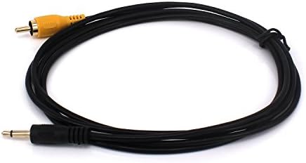Yilan 3.5mm 1/8 inch Mono Male Plug to RCA Male Jack Audio Cable Cord Gold Plated 1.8m (6Ft)