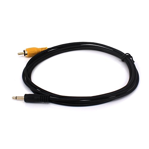 Yeebline 6Ft 3.5Mm 1/8 Inch Mono Male Plug To Rca Male Jack Audio Cable Cord Gold Plated (1) #TOP4