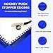 Skate Anytime Synthetic Ice for Hockey Featuring Puck Stop Curbing- Battle Tested for Hockey - Puck Stopper Edged Rink (Synthetic Ice Training Surface, Deluxe (36 Panel) 100 sq. ft.)