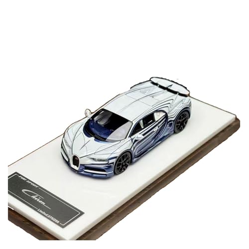 Bugatti Chiron 1/64 miniature céramique pour décorer un bureau de passionné d'automobile