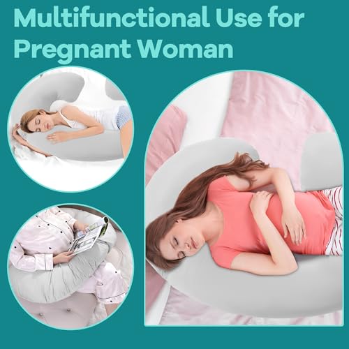 Mabozoo C-Shaped Pregnancy Pillow, Full Body Pillow For Maternity Support thumb #6