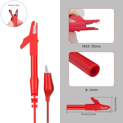 Back Probe Kit 30PCS,Banana Plug to Copper Alligator Clip Automotive Test Leads Set with Alligator Clips, Wire Piercing Probes,30V Back Probe Pins for Automotive Circuit Electrical Diagnostic Testing by LDVROH - Image 4