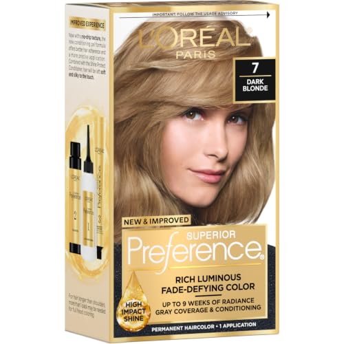 L'Oreal Paris Superior Preference Luminous Fade-Defying Permanent Hair Color, Hair Dye For Up to...