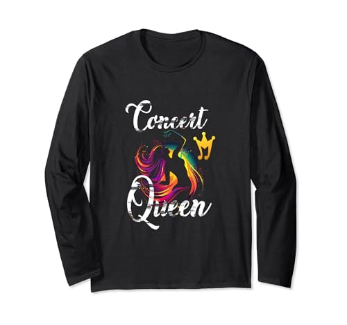 Concert Queen Colorful Music Manga Larga