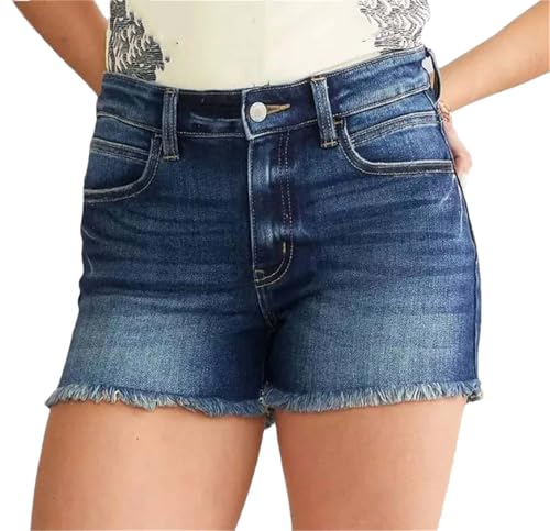 Short en jean taille haute femme idéal pour vos journées d'été ensoleillées