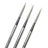 Pack of three same-size round brushes; enjoy professional results in your studio or art Select a brush size above; get just what you need without buying a whole set of unwanted brushes Made in Germany with rust-proof silver nickel ferrules and ...