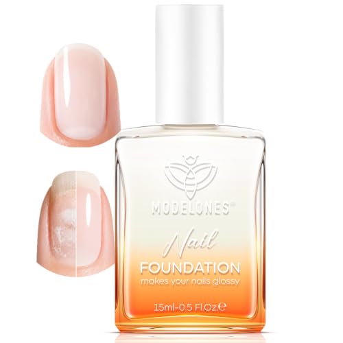 Modelones Nail Strengthener and Growth, Milky White Nail Polish Hardener