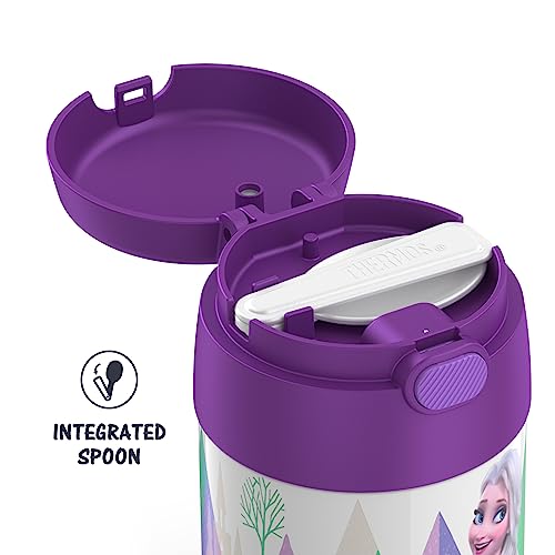 Thermos Funtainer 10 Ounce Stainless Steel Vacuum Insulated Kids Food Jar With Spoon, Frozen 2 (Styles May Vary) #TOP4