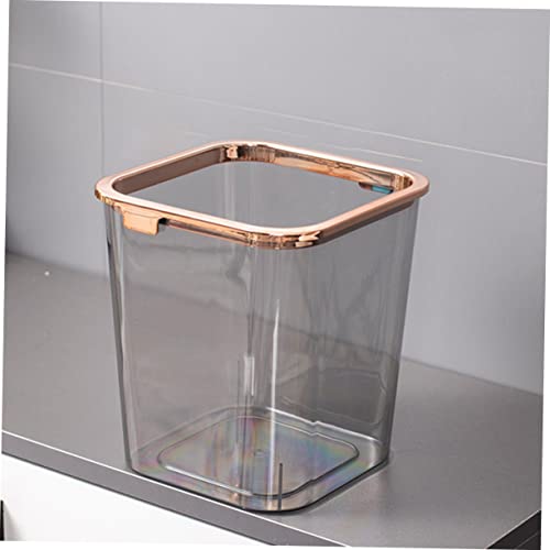 Caneca de Basura Rectangular Ligera para Hogar y Oficina miniatura 2