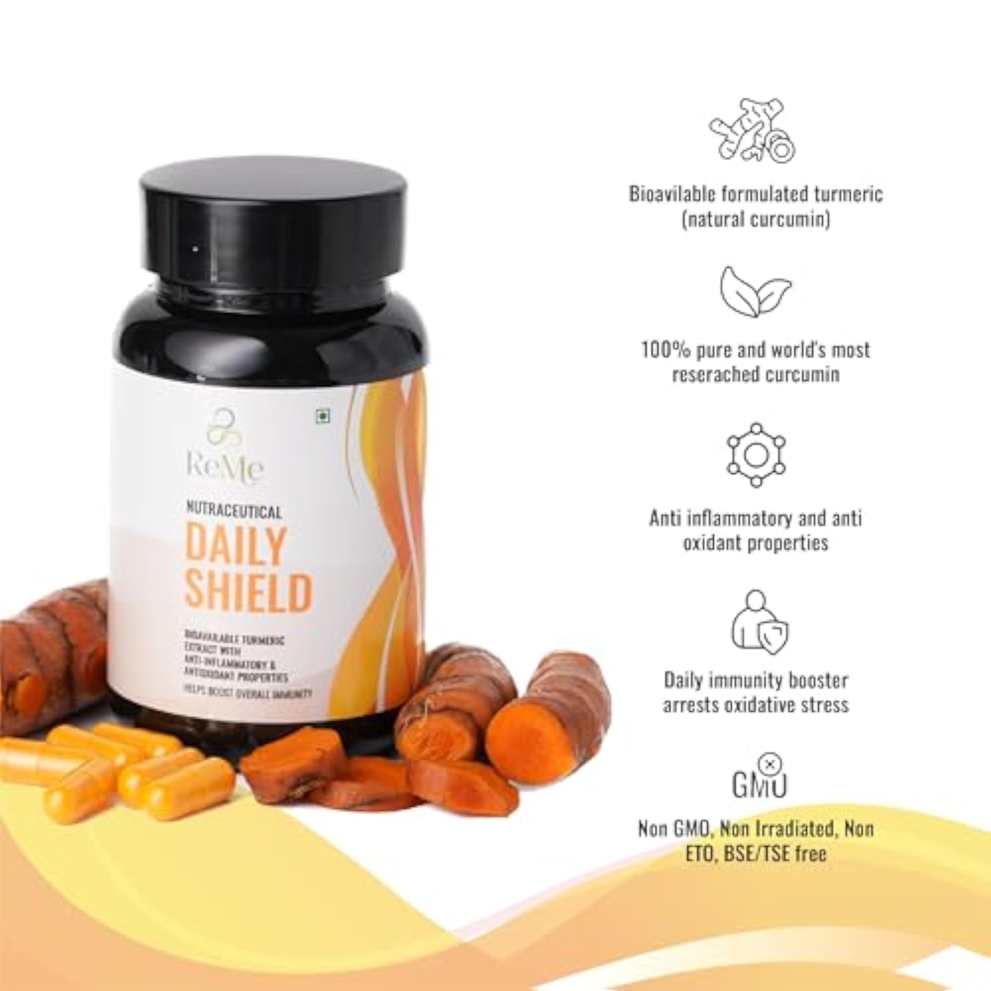 ReMe Daily Shield Enhanced Curcumin for Immunity