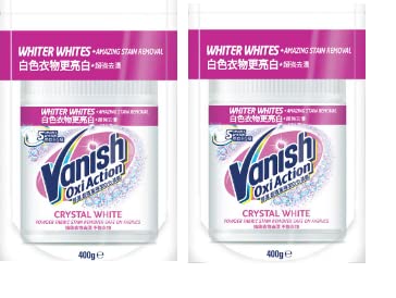 Vanish Oxi Action Crystal White Fabric Stain Remover Washing Powder - 400 g Pack of 2 (B09R4N7X38) Amazon Price History, Amazon Price Tracker