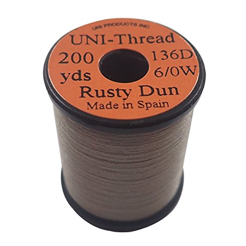 TIEMCO Fly Tying UNI Uni Thread 6/0 200 Yards Rusty Dan