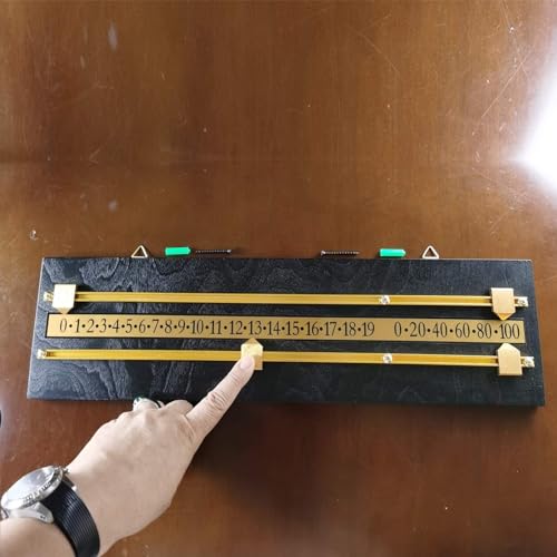 Marcador de billar de madera para pared miniatura 4