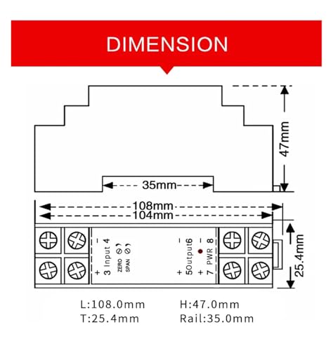 Transductor de señal 0-75mV para evitar quemaduras en PLCs por sobretensión 2