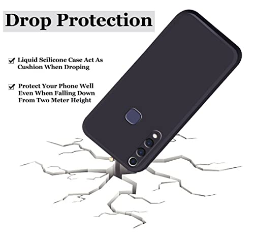 Image of A rtistque Back Cover Case for Vivo Z1 Pro with Camera Protection | Shockproof TPU | Stylish Protective Design | Slim Fit | Ultra Matte | Vivo Z1 Pro Back Cover - Black