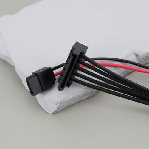 Cable de alimentación SATA 6 pines para escritorio 2pcs miniatura 6