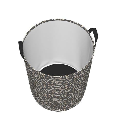 Panier à linge rond étanche salle de bain et linge de maison - 4